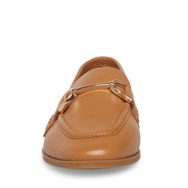 Dámské Baleríny Steve Madden Carrine Cognac Læder Hnědé | SM-241FD