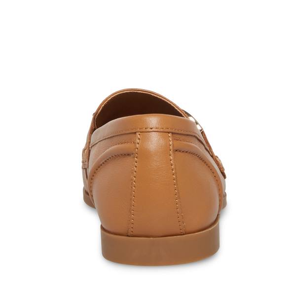 Dámské Baleríny Steve Madden Carrine Cognac Læder Hnědé | SM-241FD