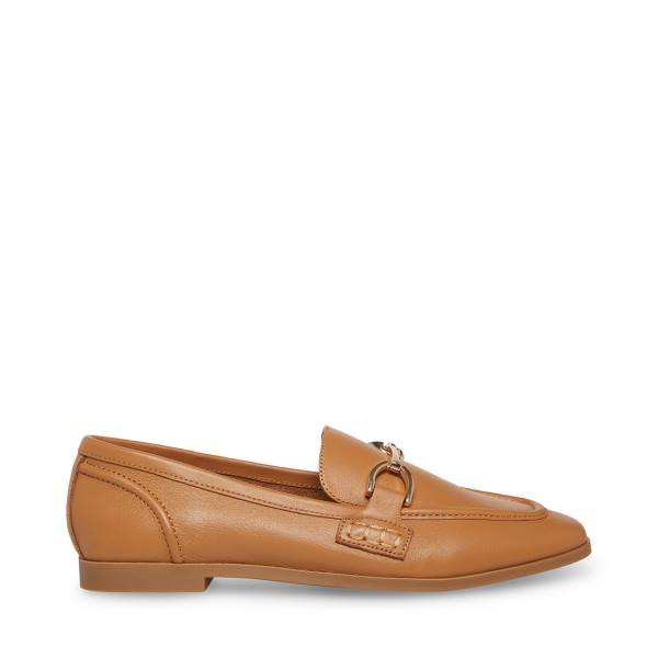 Dámské Baleríny Steve Madden Carrine Cognac Læder Hnědé | SM-241FD