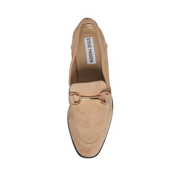 Dámské Baleríny Steve Madden Carrine Tan Semišové Hnědé | SM-632TF