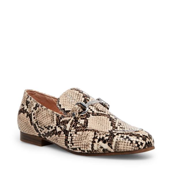 Dámské Baleríny Steve Madden Kensley Tan Snake Hnědé Hadí Kůže | SM-028CX