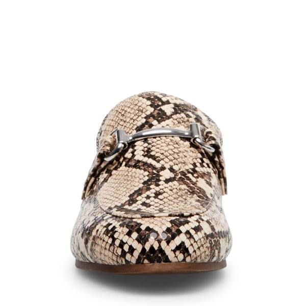 Dámské Baleríny Steve Madden Kensley Tan Snake Hnědé Hadí Kůže | SM-028CX