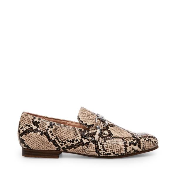 Dámské Baleríny Steve Madden Kensley Tan Snake Hnědé Hadí Kůže | SM-028CX