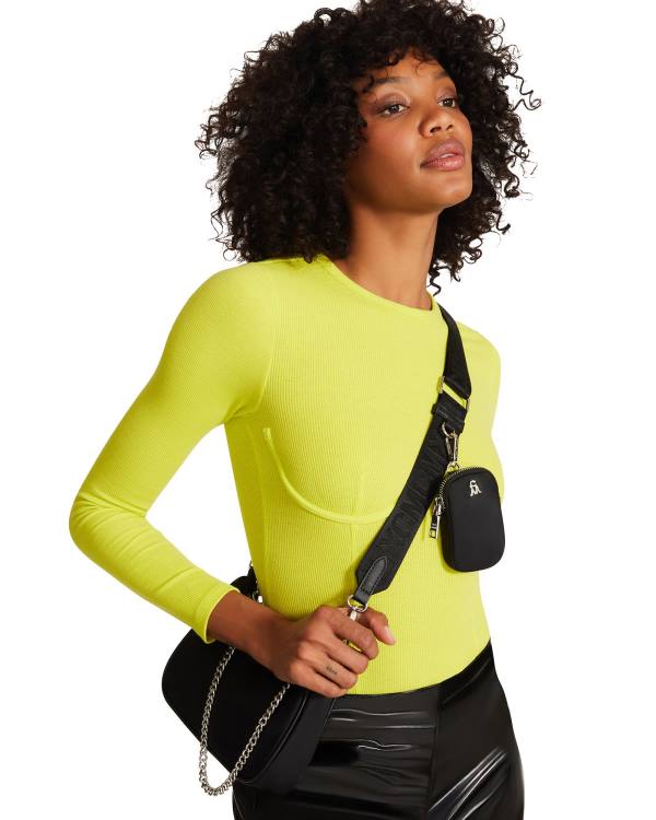 Dámské Body Steve Madden Corset Lime Světle Zelene | SM-591LS