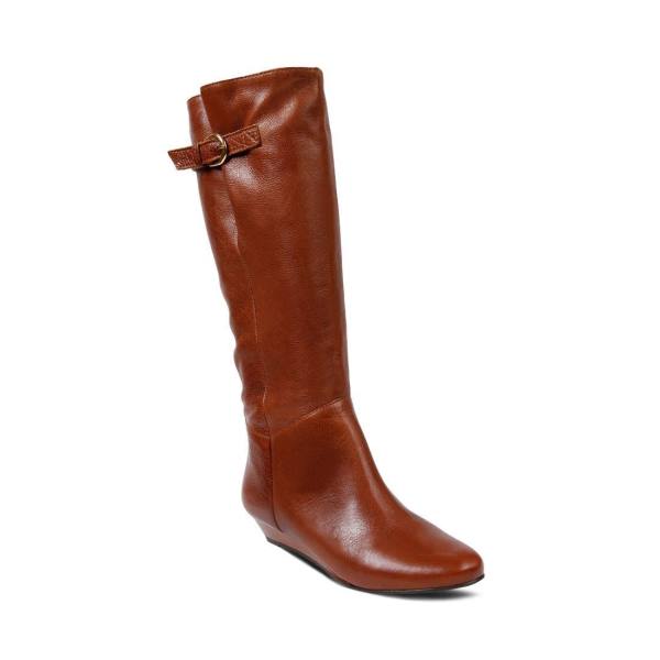 Dámské Boty Steve Madden Intyce Cognac Læder Hnědé | SM-271NR