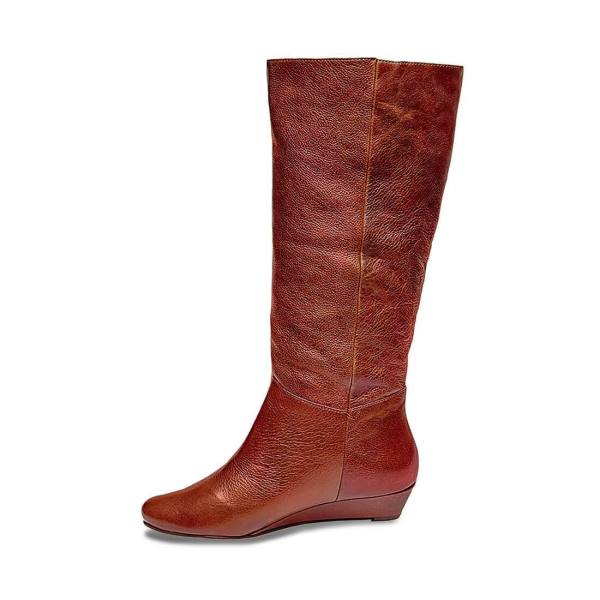 Dámské Boty Steve Madden Intyce Cognac Læder Hnědé | SM-271NR