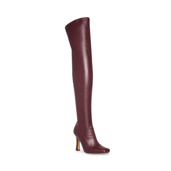 Dámské Boty Steve Madden Prowl Burgundy Vínové | SM-127LV