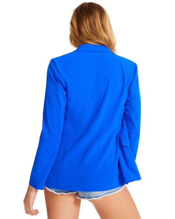 Dámské Bundy Steve Madden Neon Blazer Blankyt | SM-073IE