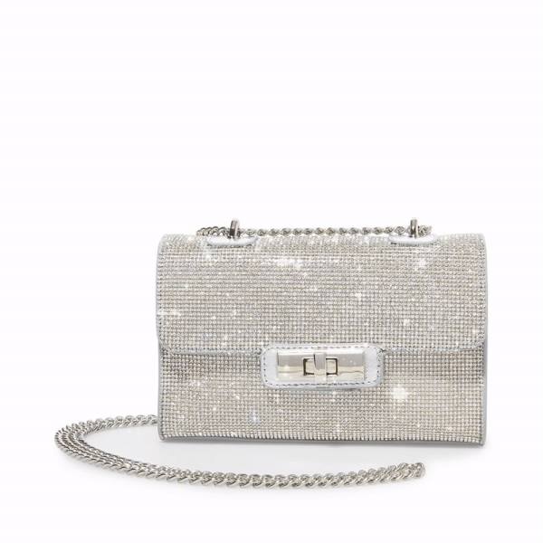 Dámské Crossbody Kabelky Steve Madden Bwonders Stříbrné | SM-208CF