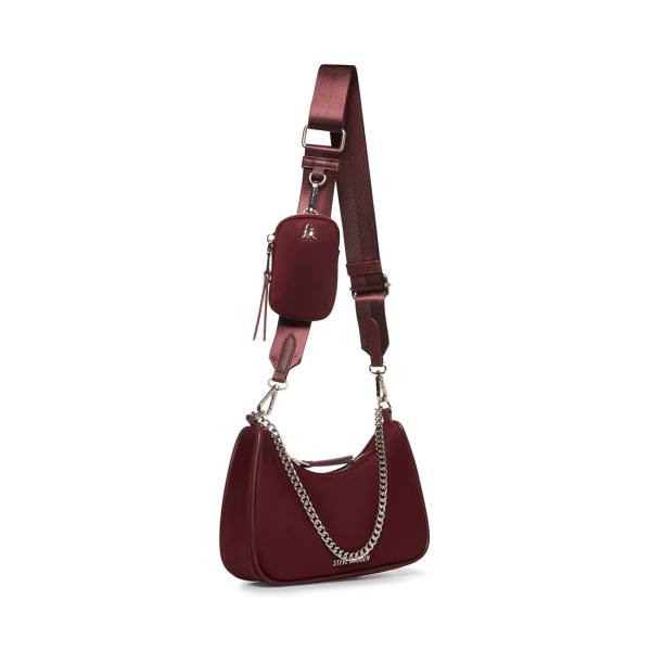 Dámské Kabelky Přes Rameno Steve Madden Bvital Burgundy Vínové | SM-037YO