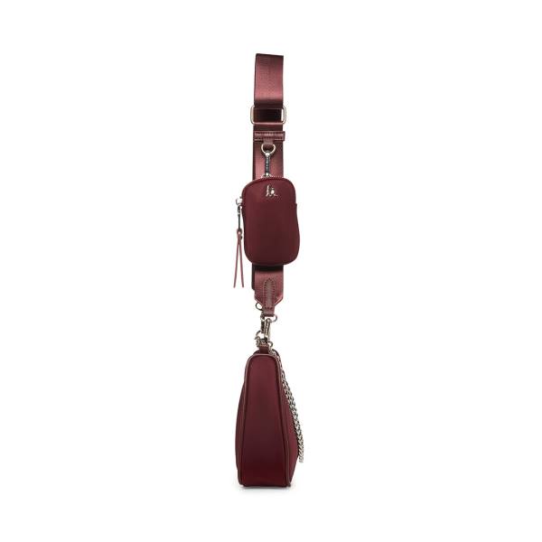 Dámské Kabelky Přes Rameno Steve Madden Bvital Burgundy Vínové | SM-037YO