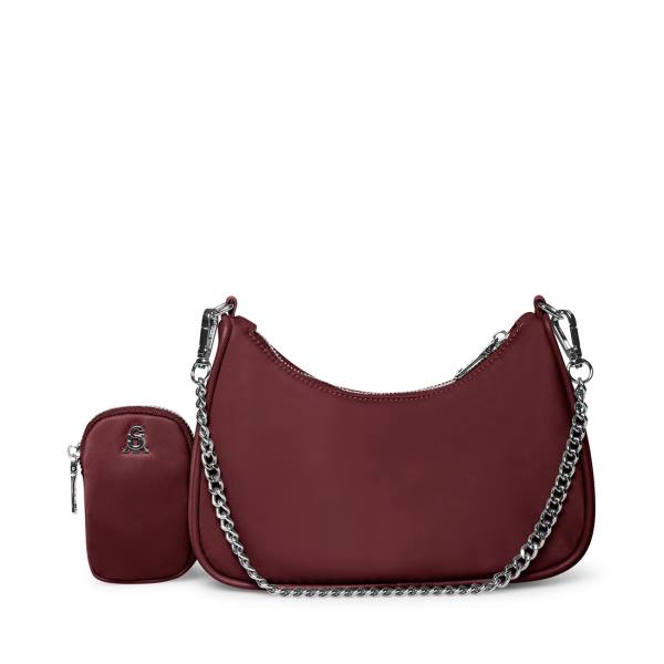 Dámské Kabelky Přes Rameno Steve Madden Bvital Burgundy Vínové | SM-037YO