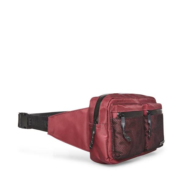 Dámské Kabelky Steve Madden Mesh Fanny Pack Burgundy Vínové | SM-291XL