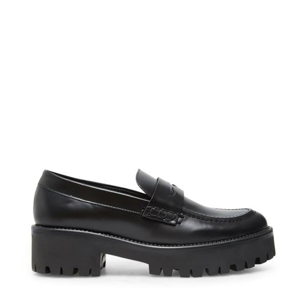 Dámské Loafers Steve Madden Crew Box Černé | SM-254NO