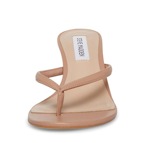 Dámské Lodičky Steve Madden Addyson Tan Læder Heel Hnědé | SM-780BA