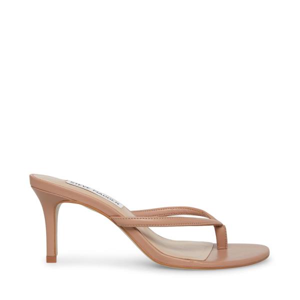 Dámské Lodičky Steve Madden Addyson Tan Læder Heel Hnědé | SM-780BA