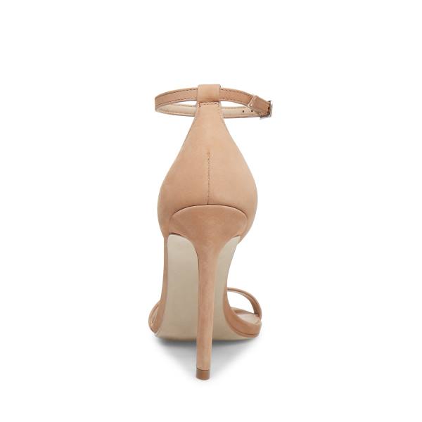 Dámské Lodičky Steve Madden Brandie Camel Nubuck Heel Hnědé | SM-628JK