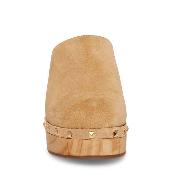 Dámské Lodičky Steve Madden Bushwick Taupe Semišové Heel Šedé Hnědé | SM-694GS