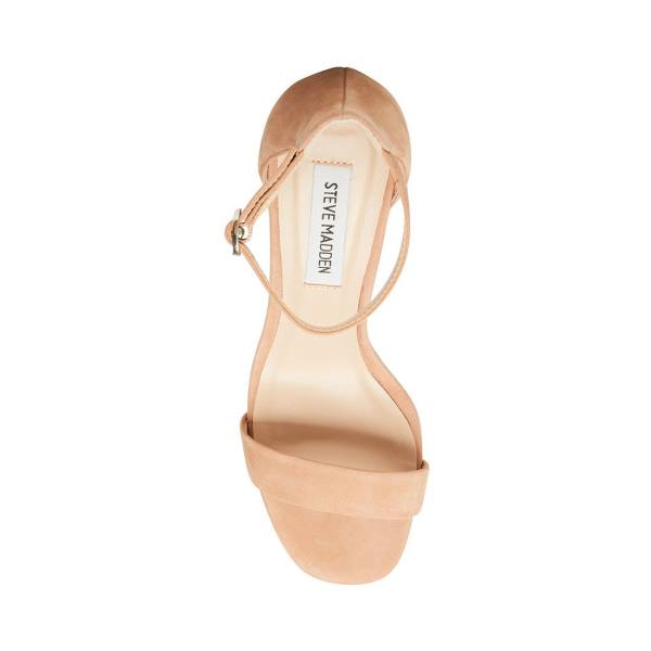 Dámské Lodičky Steve Madden Gracelynn Camel Nubuck Heel Hnědé | SM-329XM