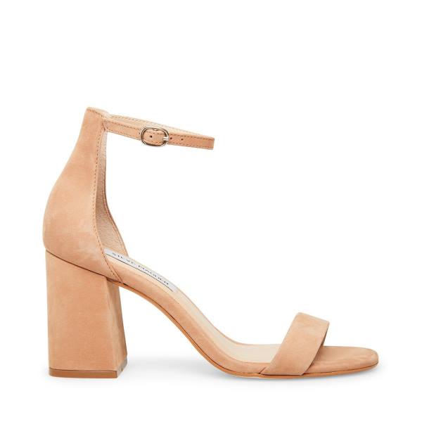 Dámské Lodičky Steve Madden Gracelynn Camel Nubuck Heel Hnědé | SM-329XM