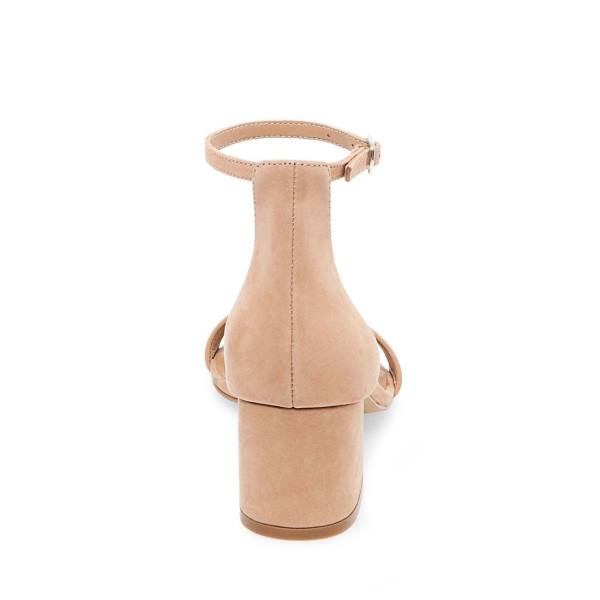 Dámské Lodičky Steve Madden Ireneew Tan Nubuck Heel Hnědé | SM-702DC