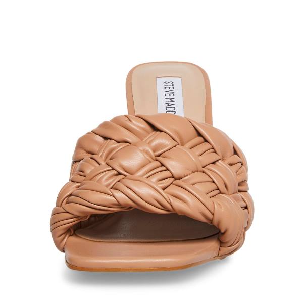 Dámské Lodičky Steve Madden Leilani Tan Heel Béžový | SM-932TL