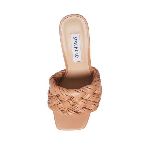 Dámské Lodičky Steve Madden Leilani Tan Heel Béžový | SM-932TL