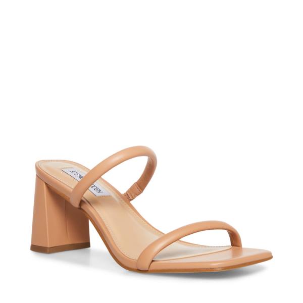 Dámské Lodičky Steve Madden Lilah Tan Heel Hnědé | SM-574TK