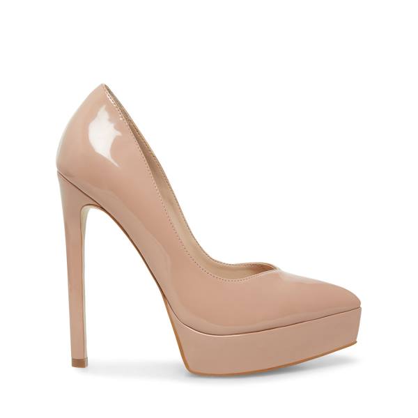 Dámské Lodičky Steve Madden Luxury Blush Lakovaná Heel Tmavě Růžové | SM-506PN