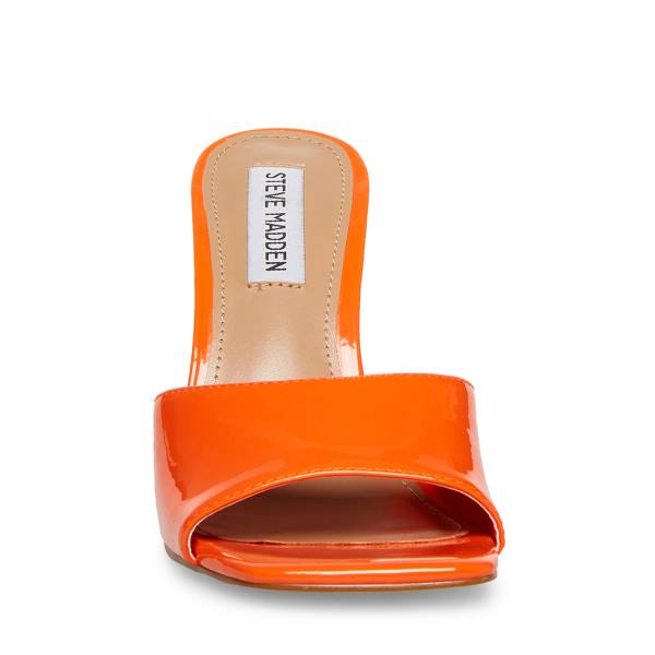 Dámské Lodičky Steve Madden Signal Lakovaná Heel Oranžové | SM-827PZ