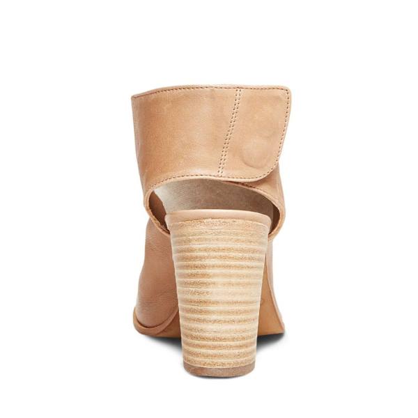 Dámské Lodičky Steve Madden Slater Natural Læder Heel Béžový | SM-128WT