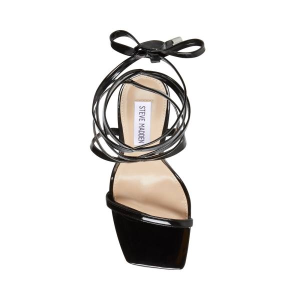 Dámské Lodičky Steve Madden Uplift Lakovaná Heel Černé | SM-483AO