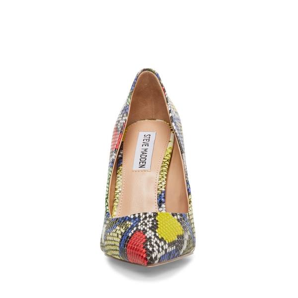 Dámské Lodičky Steve Madden Vala Bright Snake Heel Světle Viacfarebný | SM-816UB