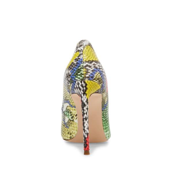 Dámské Lodičky Steve Madden Vala Bright Snake Heel Světle Viacfarebný | SM-816UB