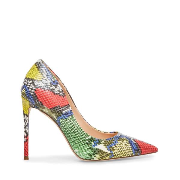 Dámské Lodičky Steve Madden Vala Bright Snake Heel Světle Viacfarebný | SM-816UB