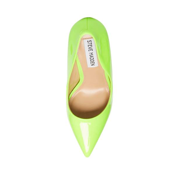 Dámské Lodičky Steve Madden Vala Lime Heel Světle Zelene | SM-976LZ