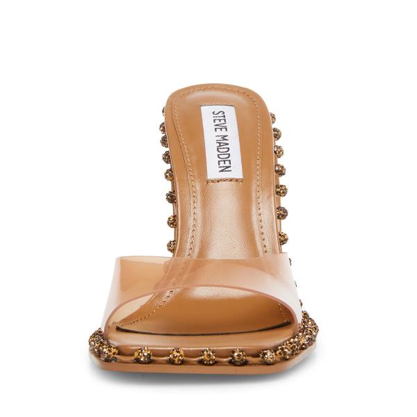 Dámské Lodičky Steve Madden Zabrina Tan Heel Hnědé | SM-127HJ