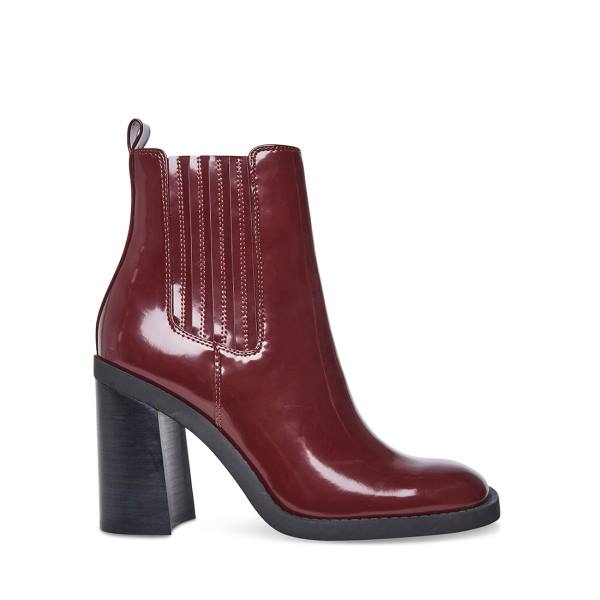 Dámské Nízké Kozačky Steve Madden Acker Burgundy Vínové | SM-451PG