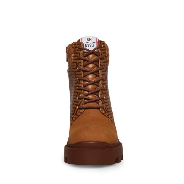 Dámské Nízké Kozačky Steve Madden Aryn Tan Hnědé Viacfarebný | SM-248SQ