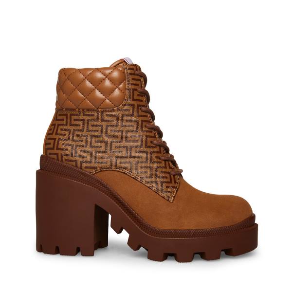 Dámské Nízké Kozačky Steve Madden Aryn Tan Hnědé Viacfarebný | SM-248SQ