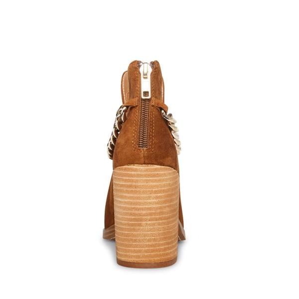 Dámské Nízké Kozačky Steve Madden Cedar-c Chestnut Semišové Hnědé | SM-394JQ