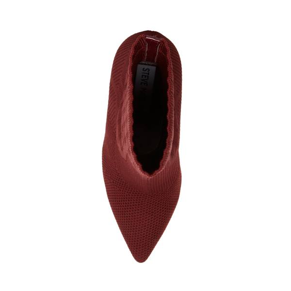 Dámské Nízké Kozačky Steve Madden Discreet Burgundy Vínové | SM-725SR