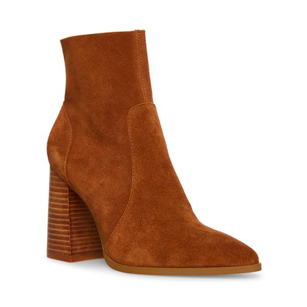 Dámské Nízké Kozačky Steve Madden Julina Chestnut Semišové Hnědé | SM-826OX