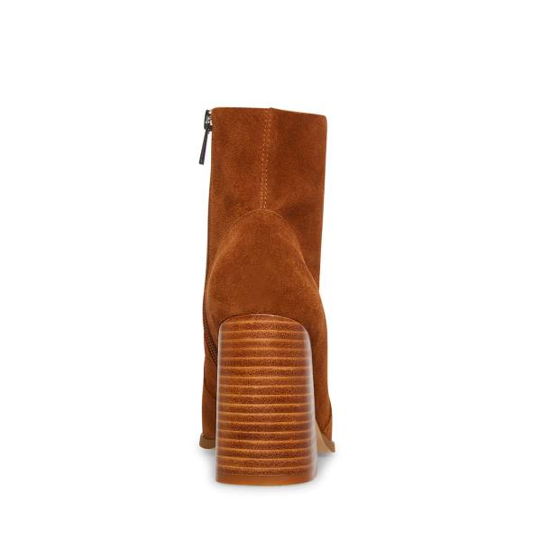 Dámské Nízké Kozačky Steve Madden Julina Chestnut Semišové Hnědé | SM-826OX