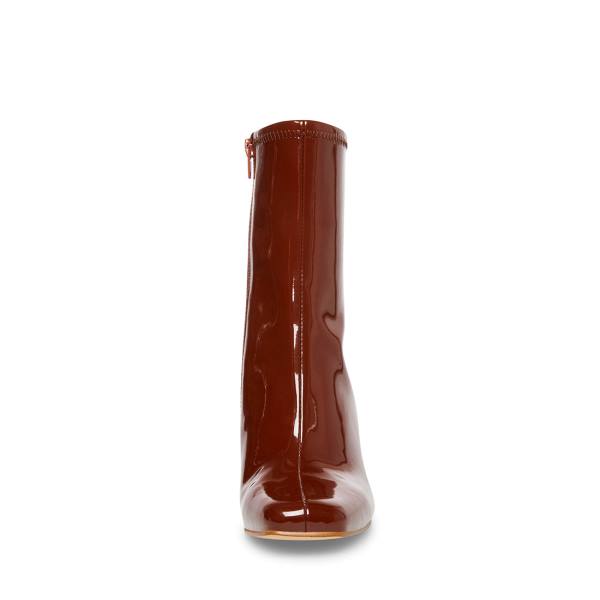 Dámské Nízké Kozačky Steve Madden Lynden Cognac Tmavě Hnědé | SM-629FX