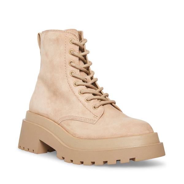 Dámské Nízké Kozačky Steve Madden Malvina Taupe Semišové Šedé Hnědé | SM-512QH