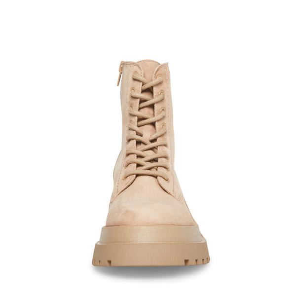 Dámské Nízké Kozačky Steve Madden Malvina Taupe Semišové Šedé Hnědé | SM-512QH