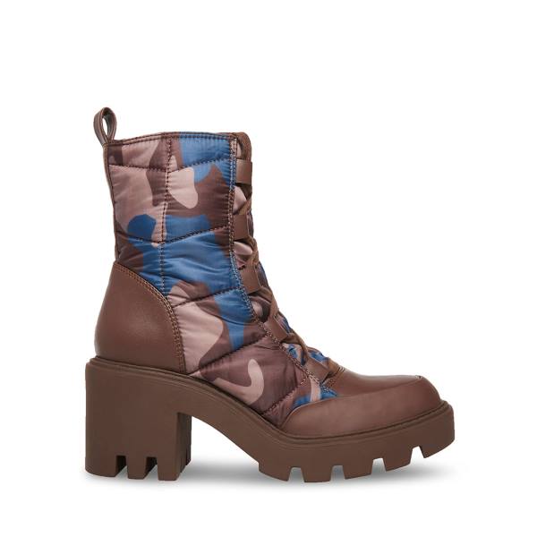 Dámské Nízké Kozačky Steve Madden Pieper Camo Maskáčové Viacfarebný | SM-970BG