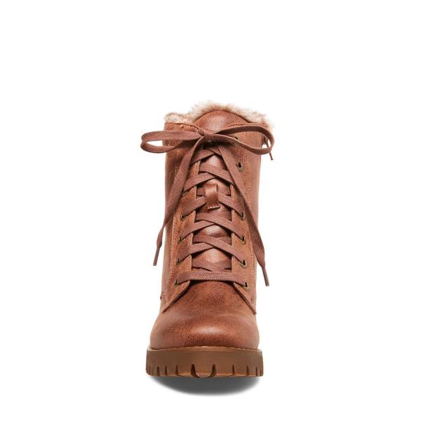 Dámské Nízké Kozačky Steve Madden Pohodlí Tan Hnědé | SM-285NP