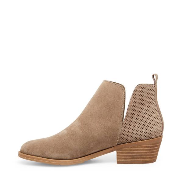 Dámské Nízké Kozačky Steve Madden Salado Taupe Semišové Šedé Hnědé | SM-910OR